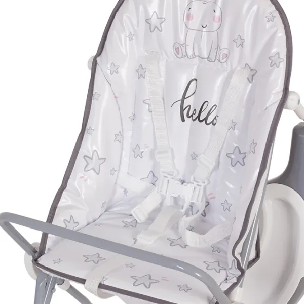 Стульчик для кормления Polini Kids 252 (0002354-03) Классический/ 6 месяцев / Серый  photo 6