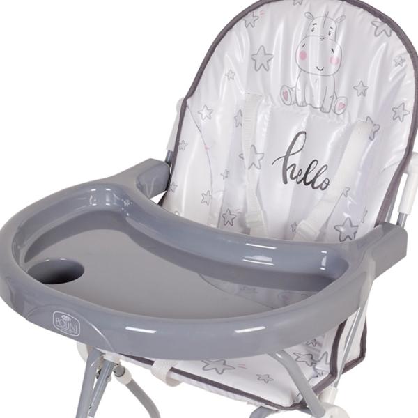 Стульчик для кормления Polini Kids 152 (0002352-03) Классический/ 6 месяцев / Серый  photo 5