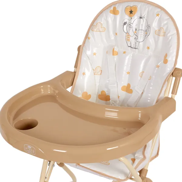 Стульчик для кормления Polini Kids 152 (0002353-09) Классический/ 6 месяцев / Бежевый  photo 5