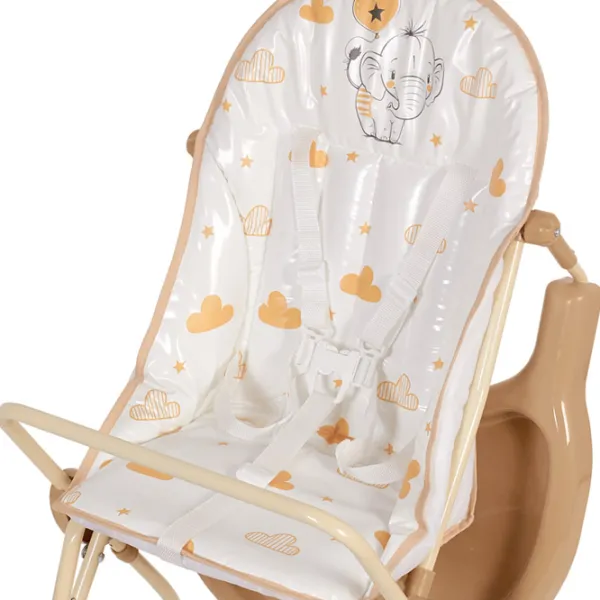 Стульчик для кормления Polini Kids 152 (0002353-09) Классический/ 6 месяцев / Бежевый  photo 6