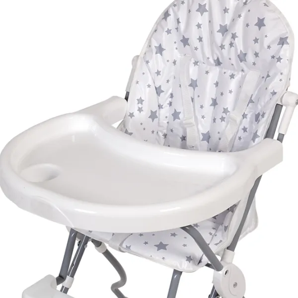 Стульчик для кормления Polini Kids 152 (0002218-14) Классический/ 6 месяцев / Белый  photo 7