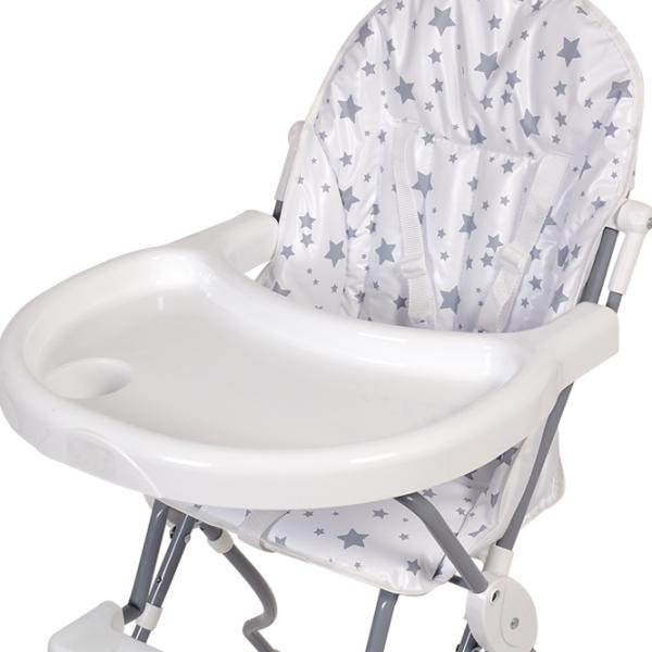 Стульчик для кормления Polini Kids 152 (0002218-14) Классический/ 6 месяцев / Белый  photo 7