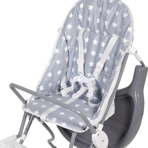Стульчик для кормления Polini Kids 152 (0002218-16) Классический/ 6 месяцев / Серый  photo 7