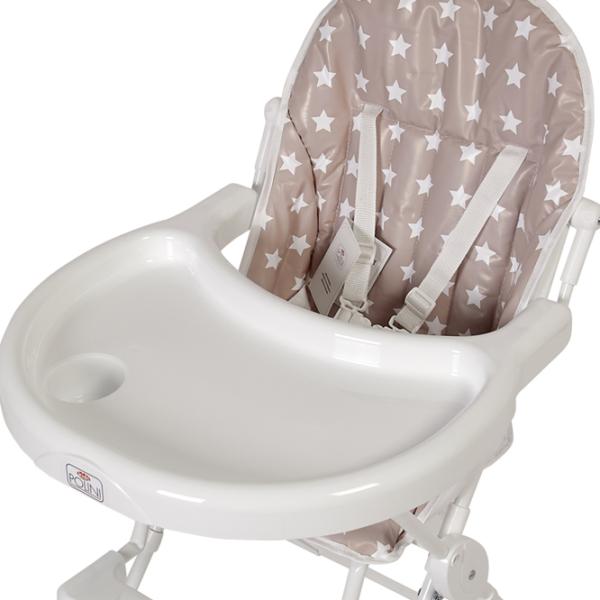 Scaun de masă Polini Kids 152 (0002218-17) Clasic/ 6 luni / Beige  photo 7