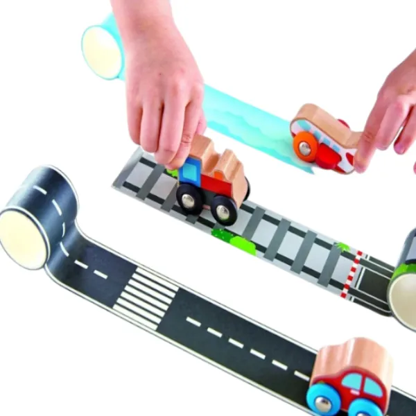 Интерактивная игрушка Hape Tape&Roll Car E0463A Разноцветный photo 2 Интерактивная игрушка Hape Tape&Roll Car E0463A Разноцветный photo 2