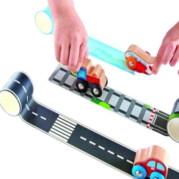 Интерактивная игрушка Hape Tape&Roll Train E0462A 2+/ Разноцветный photo 3 Интерактивная игрушка Hape Tape&Roll Train E0462A 2+/ Разноцветный photo 3