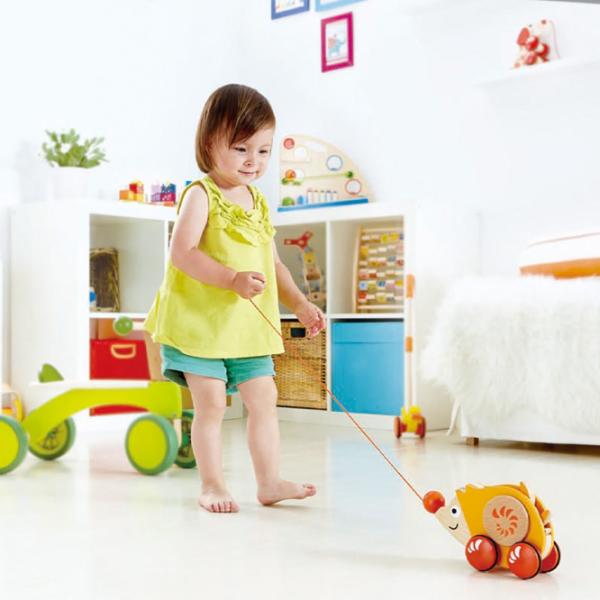 Развивающий набор Hape Walk-a-long Hedgehog E0350A 1+/ Оранжевый photo 3