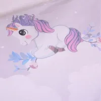 Детское постельное бельё Veres Unicorn Love (154.7.10) (2600000099424 ) Хлопок/ Пурпурный Розовый photo 3