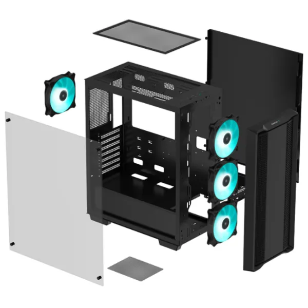 Корпус Deepcool CC560 Limited Mid Tower / Черный photo 12