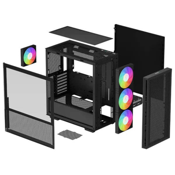 Корпус Deepcool CH560 Mid Tower / Черный photo 12