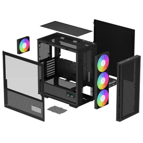 Корпус Deepcool CH560 MESH DIGITAL Mid Tower / Черный photo 10