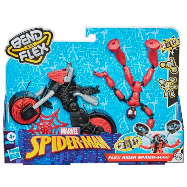 Figurină Hasbro Spider-Man Spider-Man Bend and Flex 4+/ Red photo 3