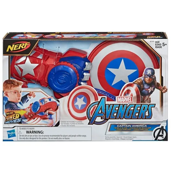 Фигурка Hasbro Avengers Power Moves Role Play Cap 5+/ Красный photo 2