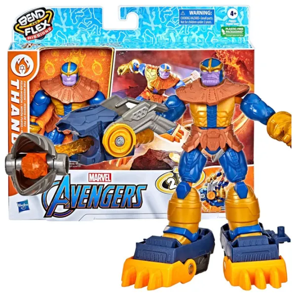 Figurină Hasbro Avengers Bend And Flex Mission Ast 4+/ Multicolor photo 4