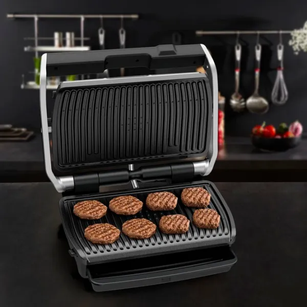 Grill electric Tefal GC760D30 Contact/ 2200 W/ Black Inox photo 5