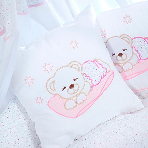 Детское постельное бельё Albero Mio Teddy Bear (C-6 H107) (5901571374178) Хлопок/ Белый Розовый photo 2 Детское постельное бельё Albero Mio Teddy Bear (C-6 H107) (5901571374178) Хлопок/ Белый Розовый photo 2