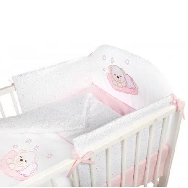 Детское постельное бельё Albero Mio Teddy Bear (C-6 H107) (5901571374178) Хлопок/ Белый Розовый photo 3 Детское постельное бельё Albero Mio Teddy Bear (C-6 H107) (5901571374178) Хлопок/ Белый Розовый photo 3