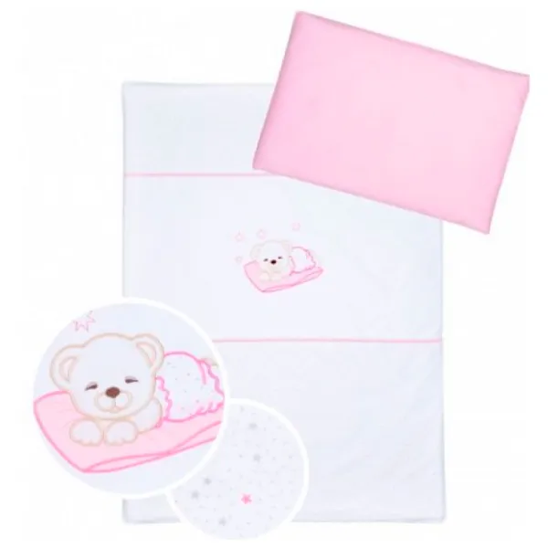 Детское постельное бельё Albero Mio Teddy Bear (C-6 H107) (5901571374178) Хлопок/ Белый Розовый photo 4 Детское постельное бельё Albero Mio Teddy Bear (C-6 H107) (5901571374178) Хлопок/ Белый Розовый photo 4