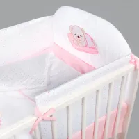 Детское постельное бельё Albero Mio Teddy Bear (C-6 H107) (5901571374178) Хлопок/ Белый Розовый photo 4