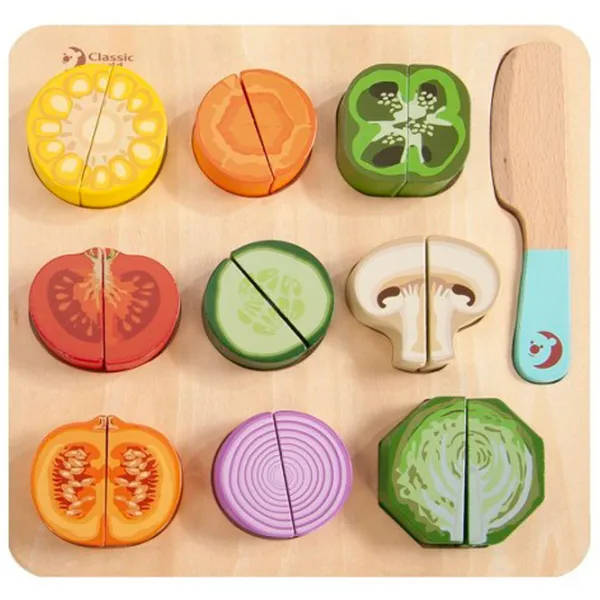 Настольная игра Classic World Cutting Vegetables Puzzle 1+/ Развитие photo 2