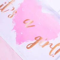 Lenjerie de pat pentru copii Veres It's a girl (2600000096386 ) Bumbac/ Pink White photo 2