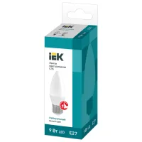 Bec LED IEK C35 LLE-C35-9-230-40-E27 E27/ 9 W/ 4000 K/ 810lm/ White photo 2