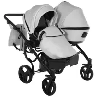 Cărucior pentru copil Junama Space DUO Eco 2809-001/ Gray photo 6