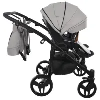 Cărucior pentru copil Junama Space DUO Eco 2809-001/ Gray photo 7