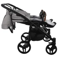 Cărucior pentru copil Junama Space DUO Eco 2809-001/ Gray photo 8
