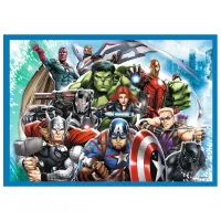 Puzzle 2D Trefl 4in1 Brave Avengers 4+/ Numărul de piese: 207 photo 4