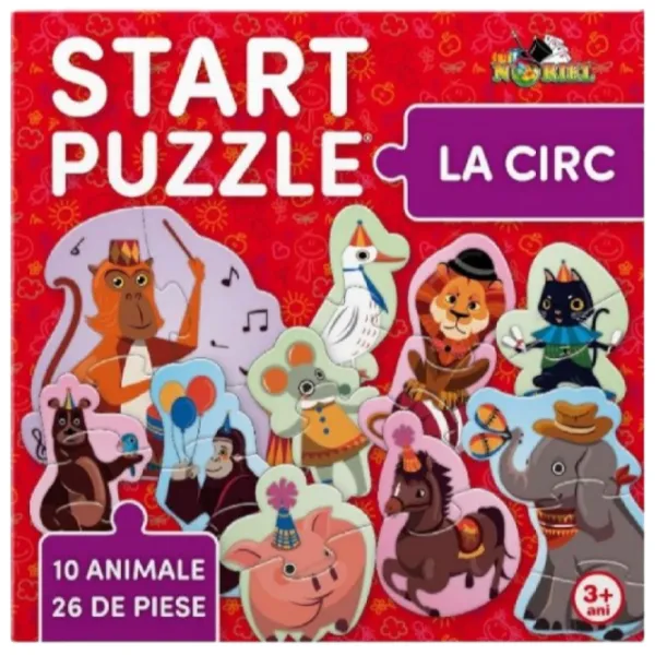 Пазл 2D Noriel Start Puzzle 4in1 – La circ 3+/ Количество деталей: 26 photo 2 Пазл 2D Noriel Start Puzzle 4in1 – La circ 3+/ Количество деталей: 26 photo 2