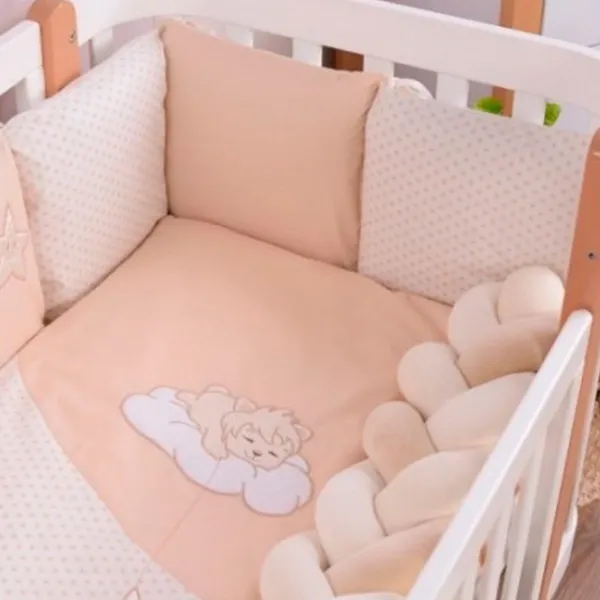 Детское постельное бельё Veres Sleepyhead (2600000099615 ) Хлопок, холлофайбер, софтфайбер/ Бежевый Белый photo 2