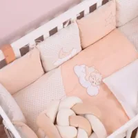 Детское постельное бельё Veres Sleepyhead (2600000099615 ) Софтфайбер/ Бежевый White photo 4