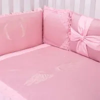 Детское постельное бельё Veres Angel Wings (2600000089579 ) Холлофайбер/ Розовый photo 4