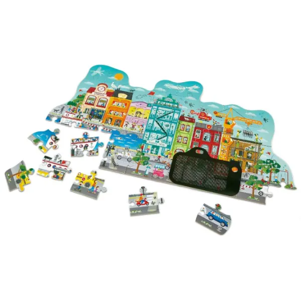 Пазл 2D Hape Animated City 4+/ Количество деталей: 49 photo 2