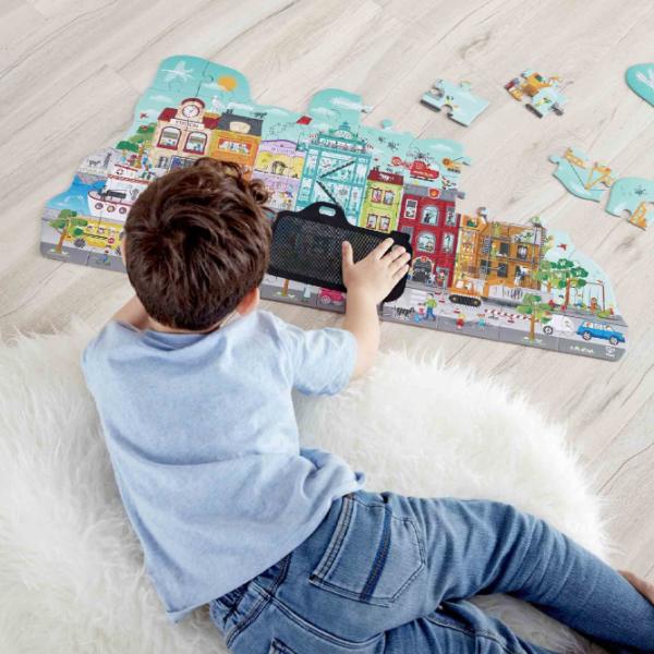 Пазл 2D Hape Animated City 4+/ Количество деталей: 49 photo 4