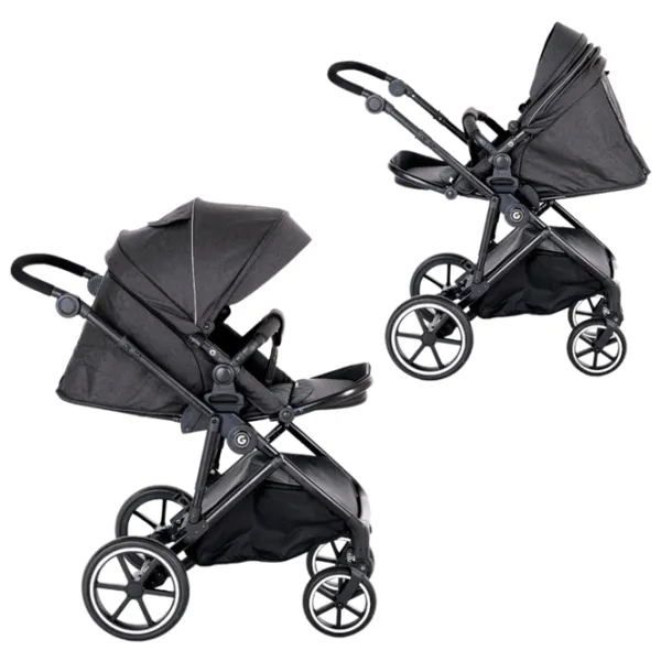 Cărucior pentru copil Glamvers Eagle 3 in 1 44409/ Black photo 4 Cărucior pentru copil Glamvers Eagle 3 in 1 44409/ Black photo 4