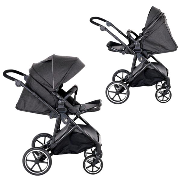 Cărucior pentru copil Glamvers Eagle 3 in 1 44409/ Black photo 4 Cărucior pentru copil Glamvers Eagle 3 in 1 44409/ Black photo 4