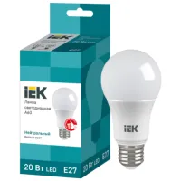 Bec LED IEK A60 LLE-A60-20-230-40-E27 E27/ 20 W/ 4000 K/ 1800lm/ White photo 3