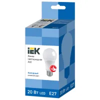 Bec LED IEK A60 LLE-A60-20-230-65-E27 E27/ 20 W/ 6500 K/ 1800lm/ White photo 2