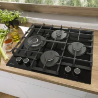 Газовая варочная панель Gorenje GTW6D42AB Закаленное стекло/ Черный photo 5