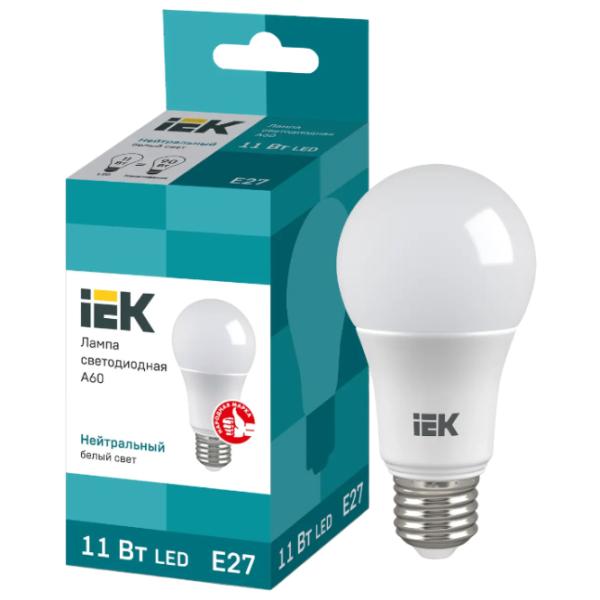 Bec LED IEK A60 LLE-A60-11-230-40-E27 E27/ 11 W/ 4000 K/ 990lm/ White photo 3 Bec LED IEK A60 LLE-A60-11-230-40-E27 E27/ 11 W/ 4000 K/ 990lm/ White photo 3