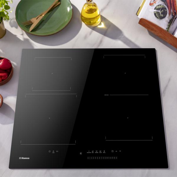 Plită încorporabilă cu inducție Hansa BHI67606 Vitroceramică/ Black photo 4