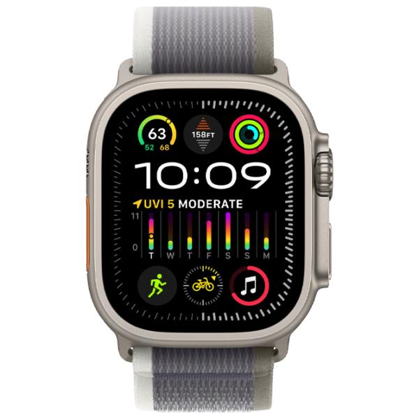 Ceas inteligent Apple Watch Ultra 2 1.92"/ 49 mm/ Natural Titanium - Gray Trail/ MRF33RB/ A photo 2