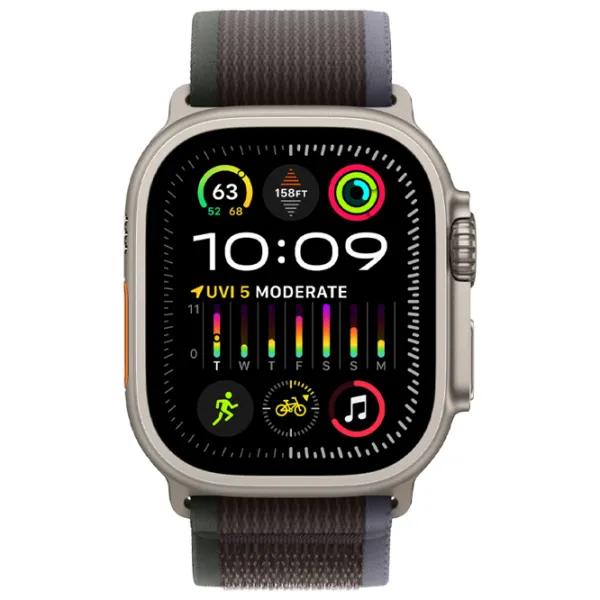 Умные часы Apple Watch Ultra 2 1.92"/ 49 мм/ Натуральный Титан - Черная тропа/ MRF53RB/ A photo 2 Умные часы Apple Watch Ultra 2 1.92"/ 49 мм/ Натуральный Титан - Черная тропа/ MRF53RB/ A photo 2