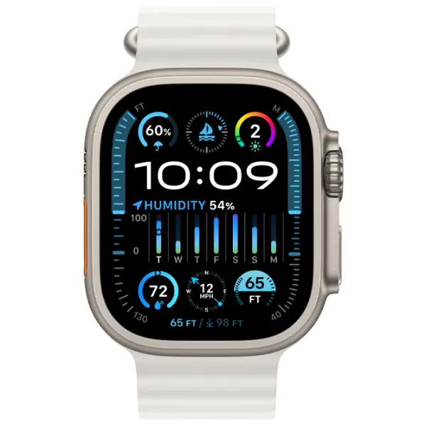 Ceas inteligent Apple Watch Ultra 2 1.92"/ 49 mm/ Natural Titanium - White Ocean/ MREJ3RB/ A photo 2 Ceas inteligent Apple Watch Ultra 2 1.92"/ 49 mm/ Natural Titanium - White Ocean/ MREJ3RB/ A photo 2