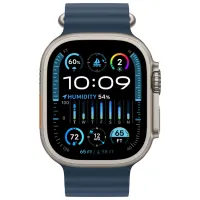 Ceas inteligent Apple Watch Ultra 2 1.92"/ 49 mm/ Natural Titanium - Blue Ocean/ MREG3RB/ A photo 2