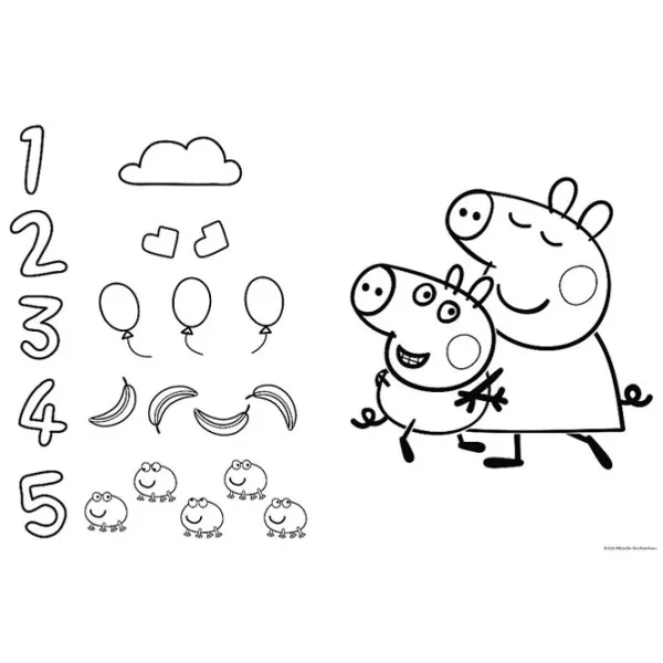 Пазл 2D Trefl Super Giant 3in1 Meet Happy Peppa 2+/ Количество деталей: 15 photo 3