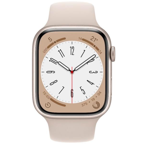 Ceas inteligent Apple Watch Series 9 1.69"/ 41 mm/ Starlight - Starlight/ MR8U3QR/ A photo 2
