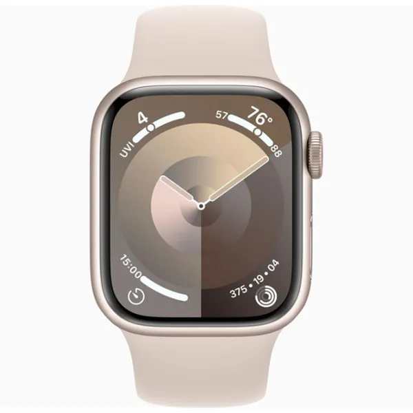 Ceas inteligent Apple Watch Series 9 1.69"/ 41 mm/ Starlight - Starlight/ MR8U3QR/ A photo 3